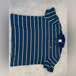 Lacoste Men’s Blue Stripes Polo